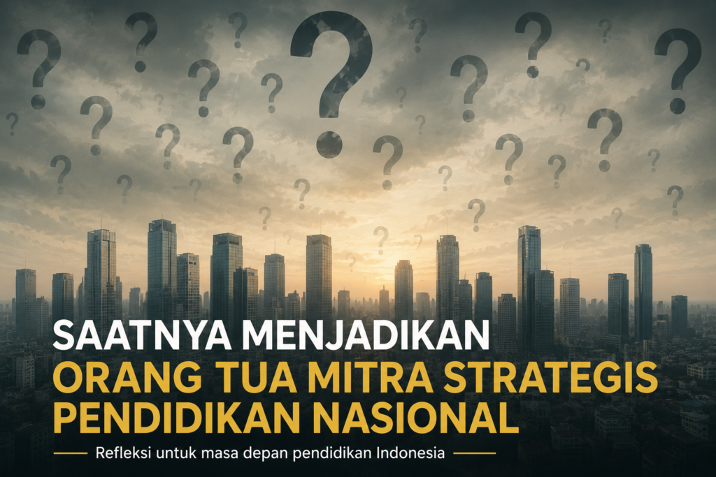 Saatnya orang tua menjadi mitra strategis pendidikan nasional